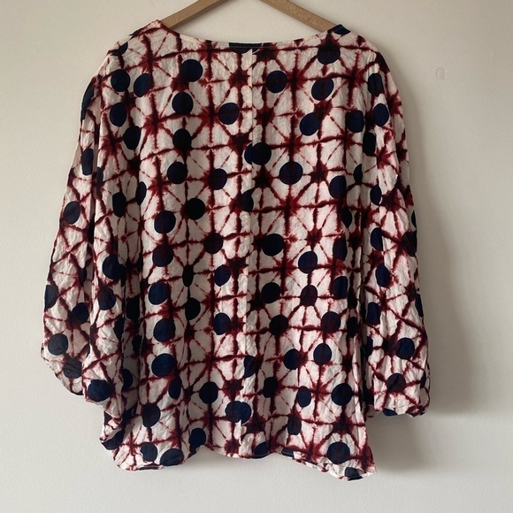 Simple by Suzanne Betro geometric print tunic top.
Size 1X - Picture 9 of 11